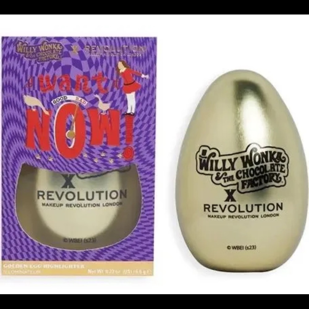 Revolution X Willy Wonka | Good Egg Bad Egg Highlighter // MSRP: $16
